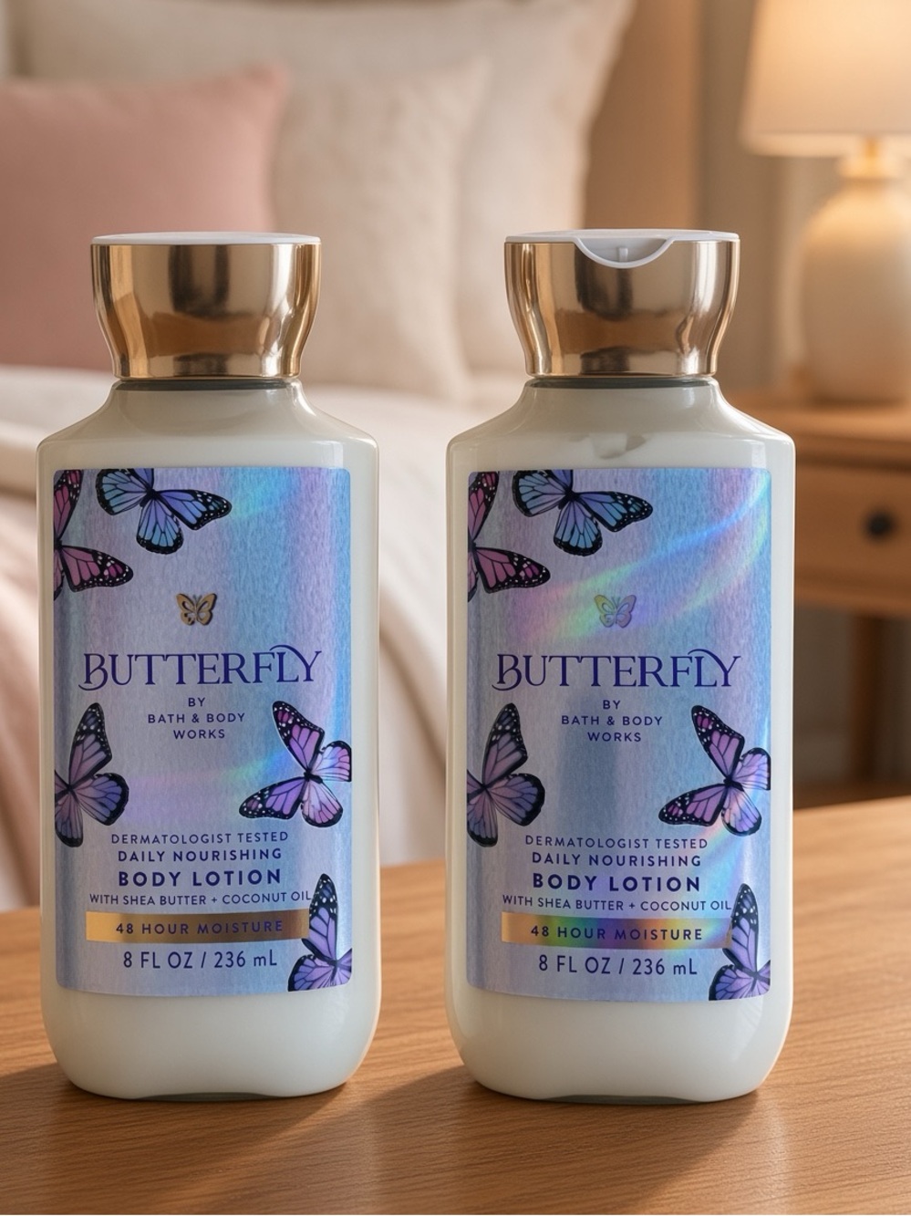 Bath & Body Works Butterfly Body Lotion, 2 bottle combo
